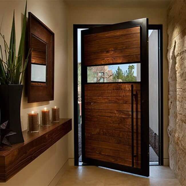 Metal or wooden doors?